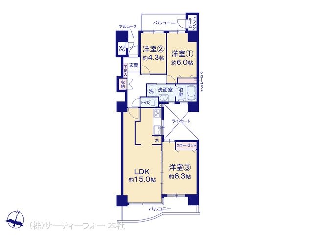 ハイネスアミティ鶴間壱番館 211