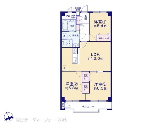 東建座間ハイツ1号棟 806