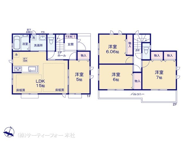 大和市南林間6丁目3595番　3期 3-J号棟