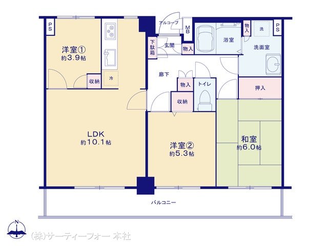 グリーンコート海老名 1203