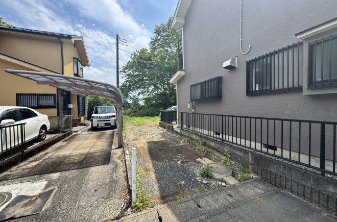 【半原】土地広々82坪超 サーティーフォーのお家が建築できる 建築条件無し売地