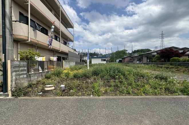 【三ケ木】理想の住まいを叶える、ひろびろ土地面積180㎡超 建築条件なし売地 No.2