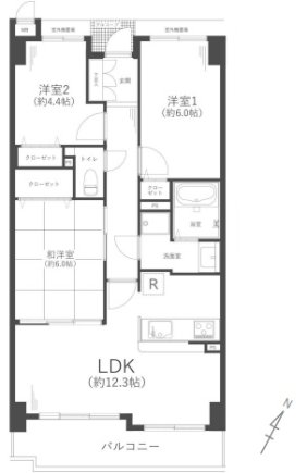 リビング隣の6帖和室がホッとするリノベマンション♪ サーパス上溝第2