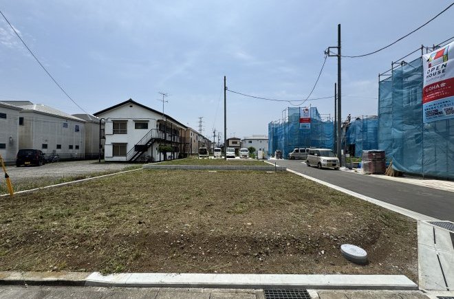 【中津】全7区画の開発分譲地！サーティーフォーのお家が建築できる建築条件無し売地 No.5