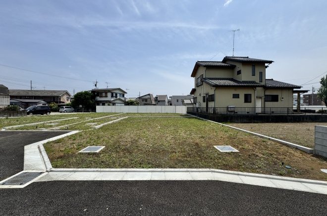 【中津】全8区画の開発分譲地 全区画40坪超 建築条件無し売地 No.5