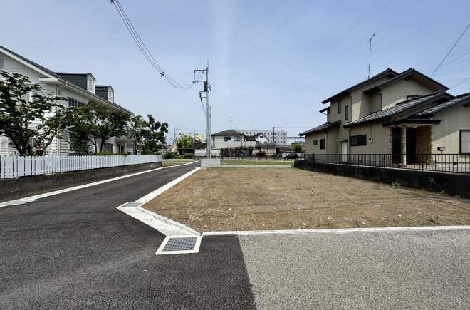 【中津】全8区画の開発分譲地 全区画40坪超 建築条件無し売地 No.8