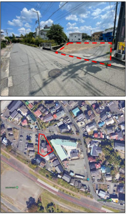 中央区水郷田名　約148坪の事業用地