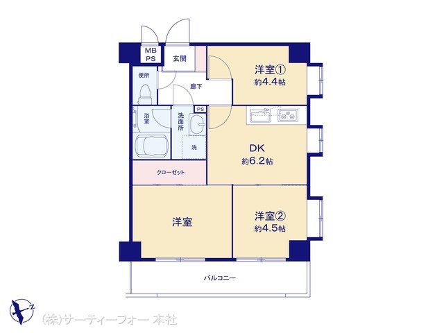ライオンズマンション相武台前第2 402