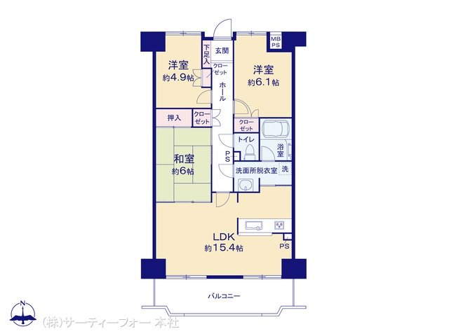 サンヴェール橋本ツインタワー 1-1105
