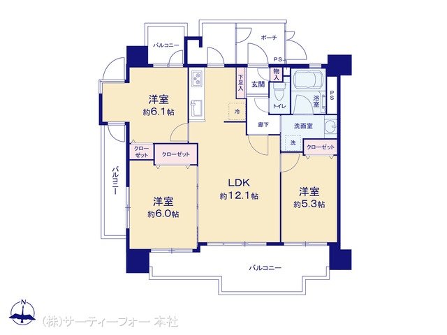 クリオ海老名伍番館 1001