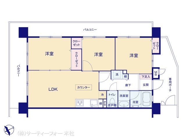 ダイアパレス京王橋本 701