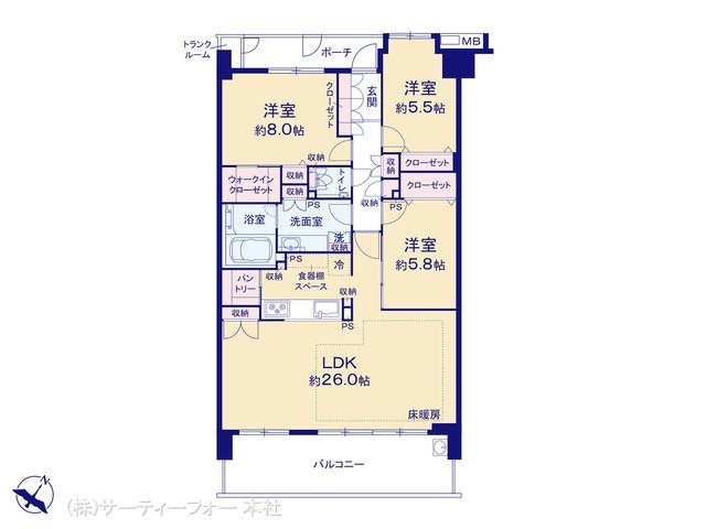 パークフィーネ南大沢3番館 406