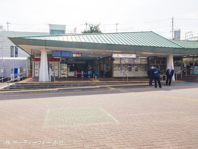 東急田園都市線「すずかけ台」駅 撮影日(2021-03-19) 1120m