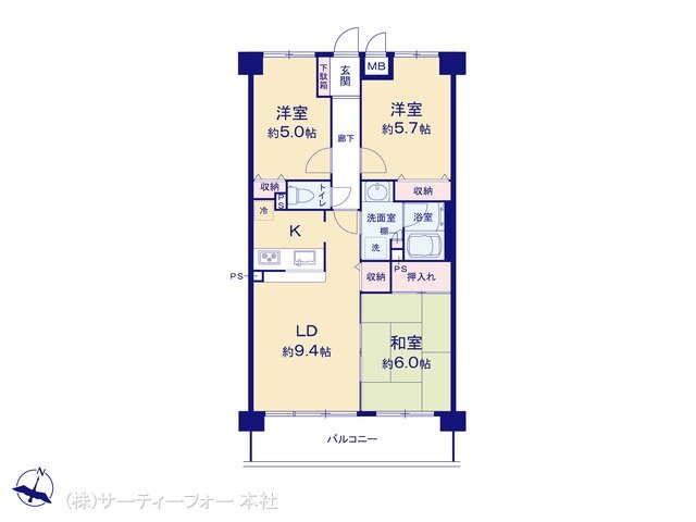ラブリハイツ鶴間 303