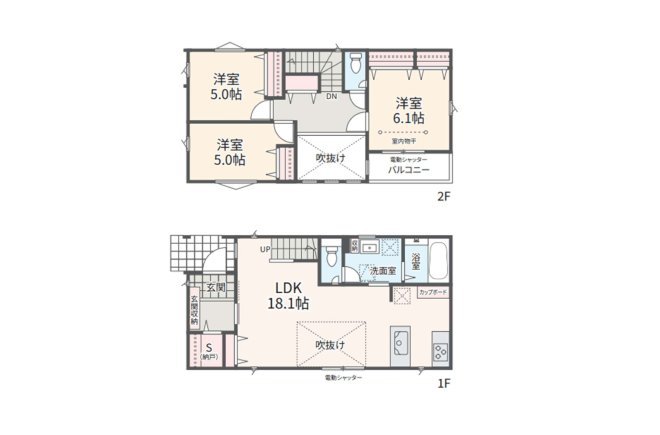 収納豊富な原宿５丁目新築一戸建