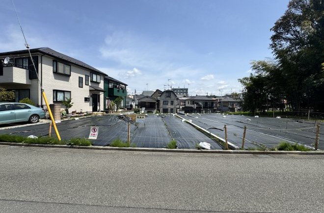 【田名】サーティーフォーのお家が建築できる建築条件無し売地 1号地