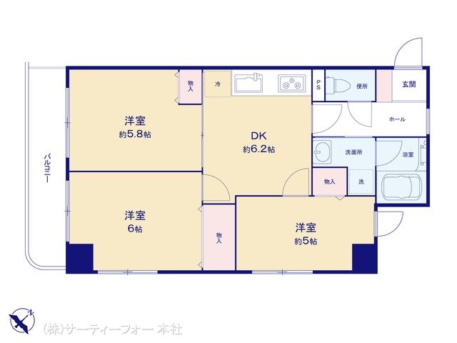 南林間駅前ハイツ 403