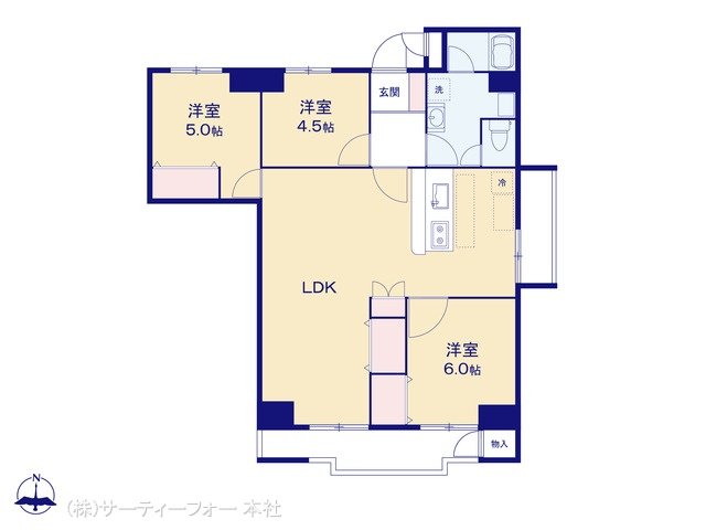 東建座間ハイツ4号棟西館 312
