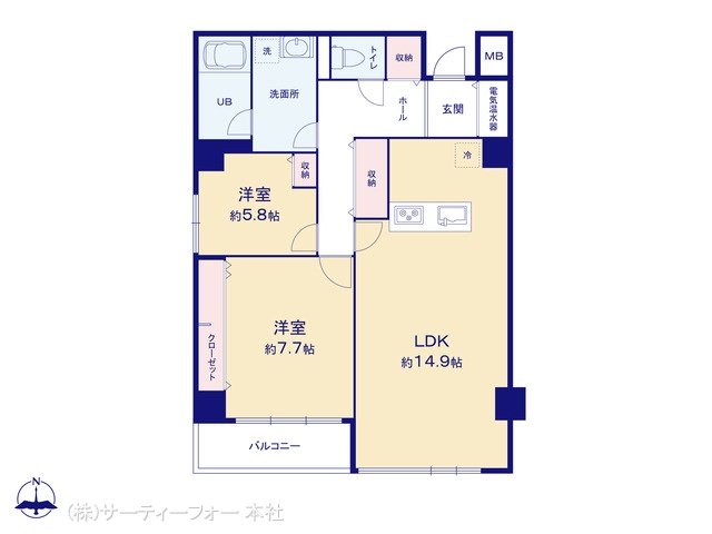 本厚木ハイツ　B棟 515