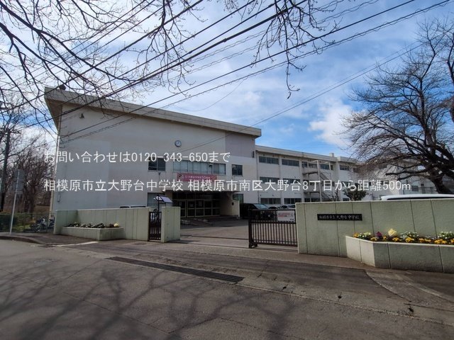 相模原市立大野台中学校 撮影日(2025-03-18) 500m