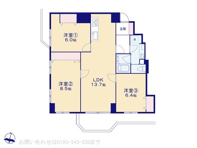 海老名プラーザ9号棟 602