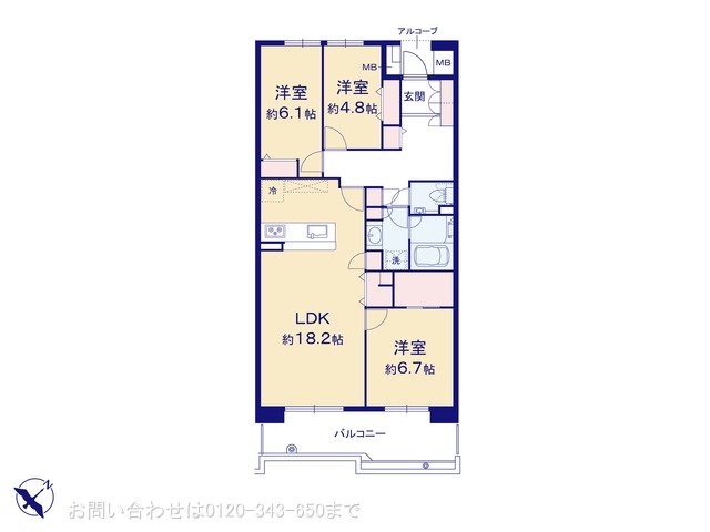南大沢学園一番街1号棟 902