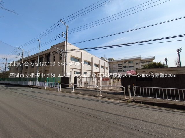 座間市立相模中学校 撮影日(2025-03-14) 220m