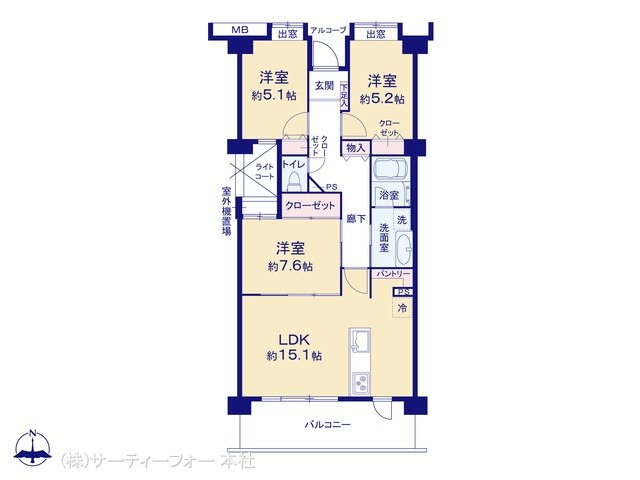 ロイヤルステージ北野 404