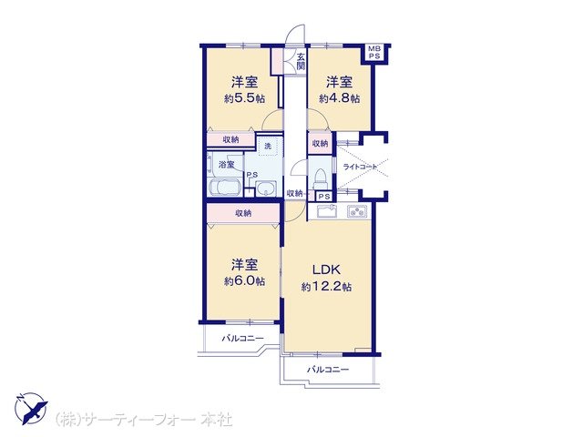 パールコート玉川学園 204