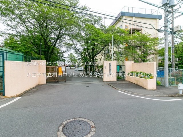八王子市立椚田中学校 撮影日(2022-04-29) 1180m