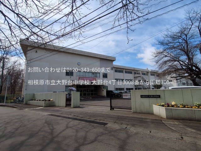 相模原市立大野台中学校 撮影日(2025-03-18) 700m