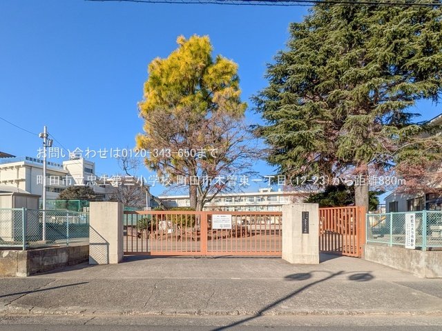 町田市立忠生第三小学校 撮影日(2024-12-27) 880m