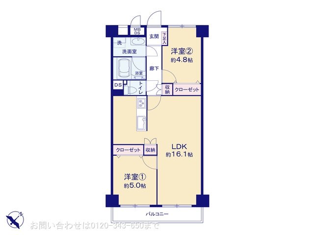 南林間ハイツ 604